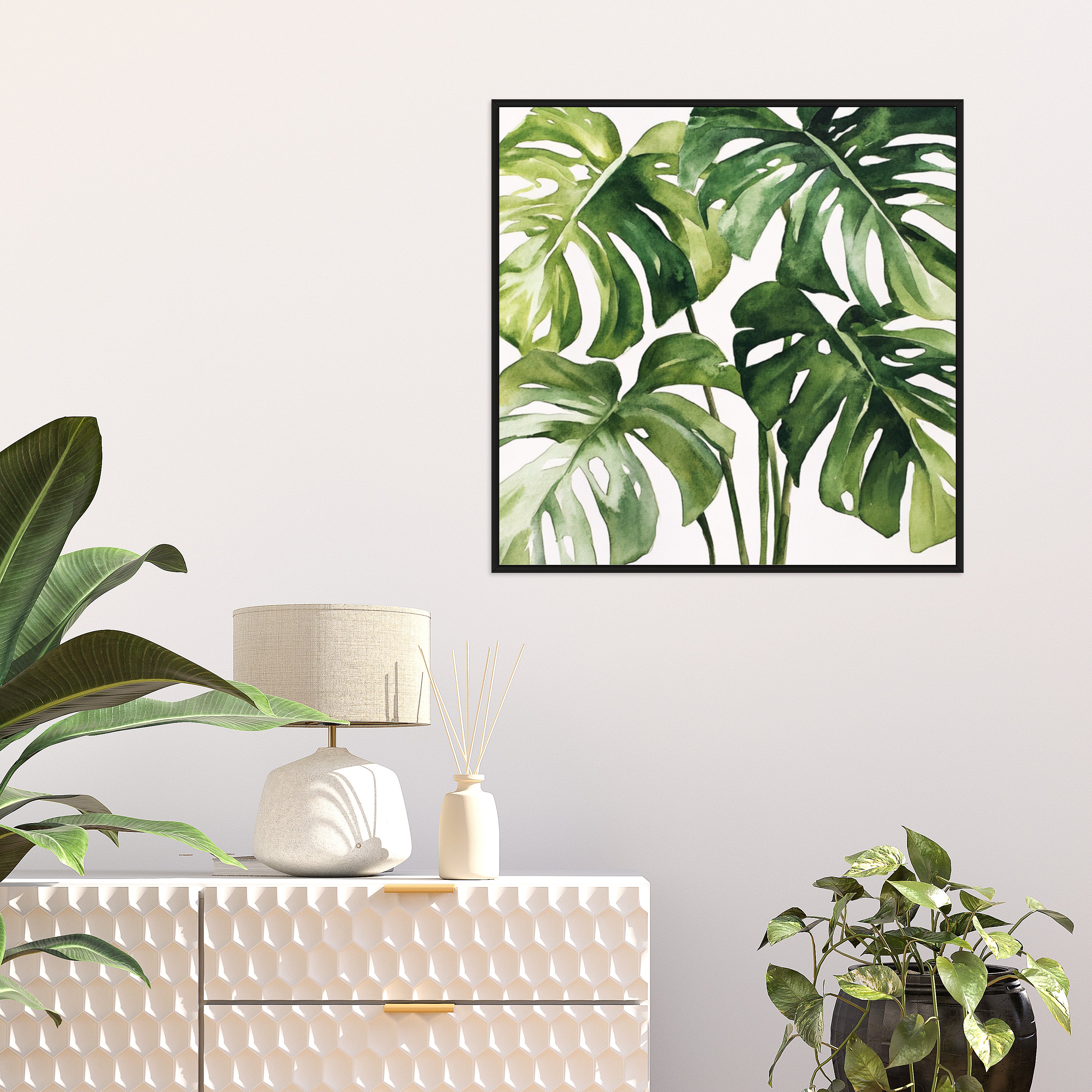Aquarelle Monstera